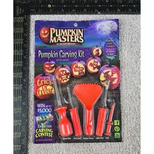 Lot Pumpkin Masters & Fun World Pumpkin Carving Kit Unisex OS Orange Green Tools